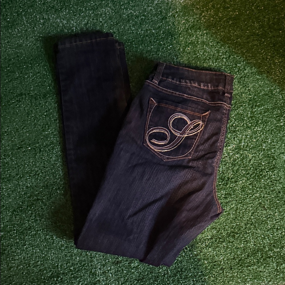 South Pole Women's Skinny Jeans - Dark Blue